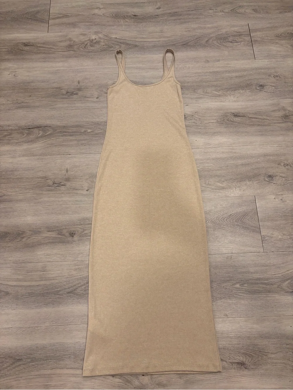 Aritzia Neutral Tank Maxi Dress in Beige - Picture 6 of 6